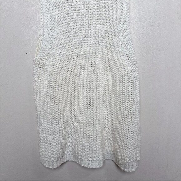 Gentle Fawn Womens Small Knitted Crew Neck Sleeveless Tunic Sweater - Picture 11 of 12